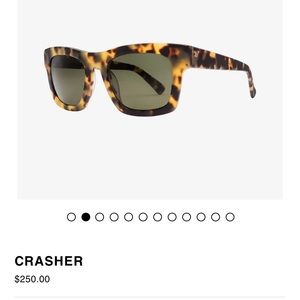 NWOT Electric Crasher Sunglasses in Matte Torte